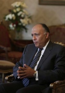 Egyptian Foreign Minister Sameh Shukri
