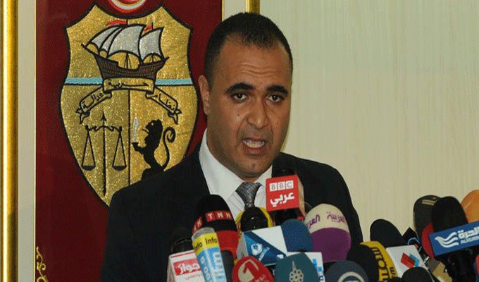 الناطق الرسمي باسم وزارة الداخلية التونسية، محمد علي العروي