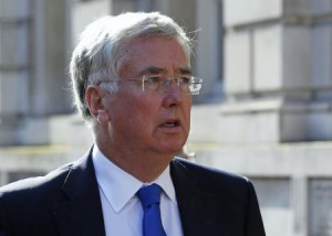 Britain"s Defence Secretary Michael Fallon