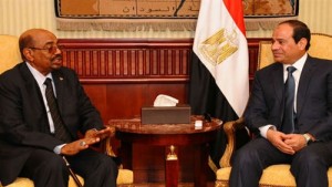 الرئيسان عبد الفتاح  السيسى وعمر البشير