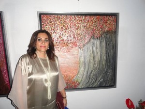 الفنانة التشكيلية شهيرة مرسي
