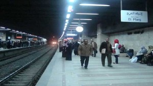 حركة الركاب والقطارات بمحطة جمال عبد الناصر لم تتأثر1