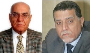 سمير الحياري رئيس تحرير صحيفة الرأي وطارق المصاروة