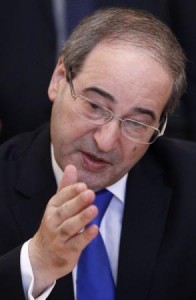 فيصل المقداد نائب وزير الخارجية السوري