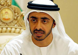 الشيخ عبدالله بن زايد آل نهيان وزير الخارجية الإماراتي 