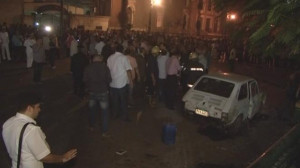 انفجار عبوة ناسفة بجوار نادي قضاة بمصر بمحافظة الفيوم 