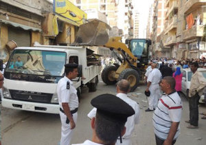 مخالفة إشغال بالطريق العام