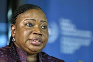 Prosecutor Fatou Bensouda of the International Criminal Court (ICC) attends a news conference before the trial of Kenya"s Deputy President William Ruto and Joshua arap Sang in The Hague