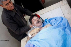 Palestinian minister Ziad Abu Ein