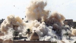 تفجير منازل في رفح ضمن العملية الأمنية للجيش المصري لإقامة المنطقة العازلة