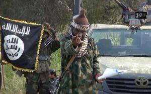 A screengrab taken on October 2, 2014 from a video released by the Nigerian Islamist extremist group Boko Haram