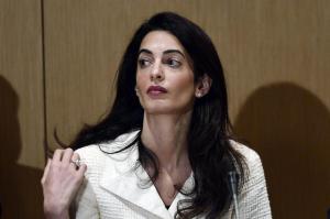 Amal Clooney says "experts in Egyptian affairs" warned that she could risk arrest if her February 2014 report on Egypt's judiciary was launched in Cairo