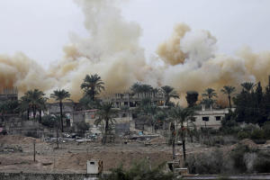 The Egyptian army is doubling the size of a buffer zone along the Gaza border, an operation that will involve the destruction of 1,220 homes