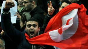 احتجاجات أسر ضحايا الثورة التونسية تتخلل الاحتفالات الرسمية للذكرى الرابعة