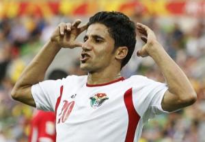 حمزة الدردور لاعب المنتخب الاردني 