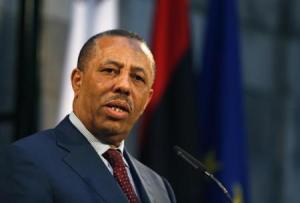 رئيس وزراء ليبيا عبد الله الثني