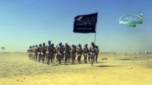 صورة من شريط فيديو دعائي لحركة احرار الشام الاسلامية