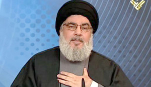  Hassan Nasrallah, the head of the militant Shiite Muslim