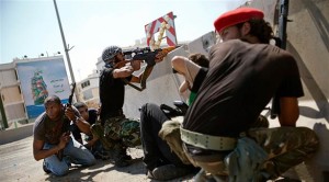 جانب من الاشتباكات في بنغازي 