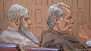 رسم تصوري لمحاكمة السعودي خالد الفواز في امريكا
