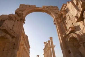 Ruins are pictured in the historical city of Palmyra
