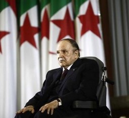 President Abdelaziz Bouteflika looks on during a swearing-in ceremony in Algiers