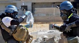 عناصر تحقق بهجمات تحتوي على الكلور في سوريا