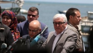 وزير الخارجية الألماني في زيارة إلى قطاع غزة