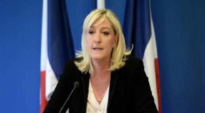 زعيمة اليمين المتطرف في فرنسا مارين لوبان
