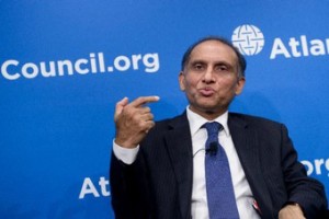 Pakistani Foreign Secretary Aizaz Ahmad Chaudhry speaks at the Atlantic Council on June 4, 2015 in Washington