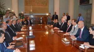 اجتماع الخارجية المصرية واللجنة اليهودية الأمريكية