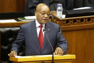 South Africa"s President Jacob Zuma responds to questions on his State of the Nation address at Parliament in Cape Town