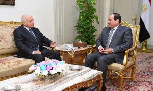 الرئيس عبد الفتاح السيسي والدكتور نبيل العربي