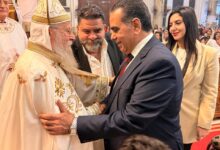المستشار احمد حبيب يهنئ البابا تواضروس والاخوة الاقباط بعيد القيامة المجيد 